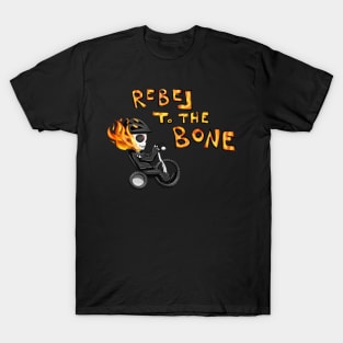 Rebel to the bone - Chibi Ghost Rider T-Shirt